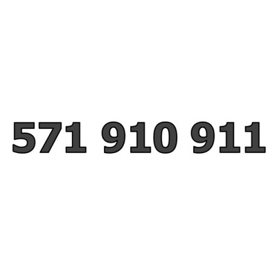 571 910 911 ZŁOTY NUMER STARTER ORANGE