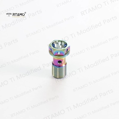 Titanium Single Banjo Bolt Rear Brake Master Race Spec M10x1.0P/1.25~17798