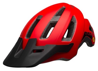 Kask rowerowy mtb BELL NOMAD czerwony 53-60cm.)