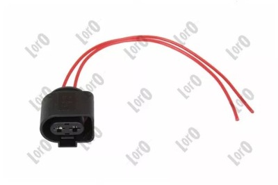 JUEGO DE CABLES ELÉCTRICA SOPORTE DE FRENADO PARTE TRASERA AUDI A6 04- 2 PRZEW. NEGRA  