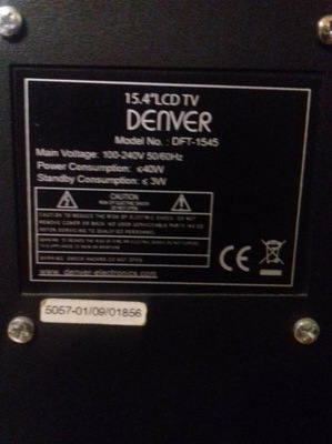 TELEWIZOR DENVER DFT-1545 15'4 LCD