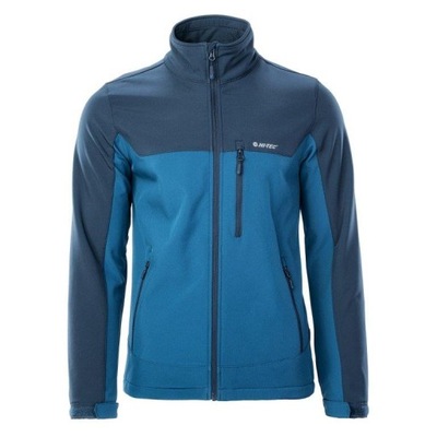 Kurtka męska Softshell HI-TEC TOREL NAVY/BLUE 2XL