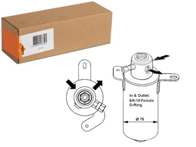 Осушувач кондиціонера mercedes c t-model s202 c w202 clk a208 clk фото №1