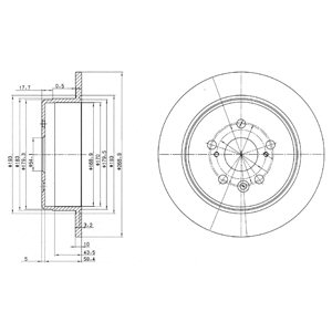 DISCS BRAKE DELPHI BG2594 - milautoparts-fr.ukrlive.com