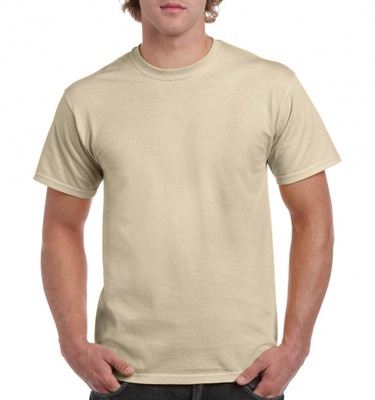 Koszulka t-shirt męska Heavy Cotton Gildan MGZ Sand XL