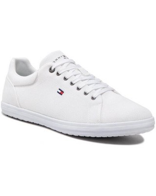 Sneakersy trampki TOMMY HILFIGER białe męskie r.44