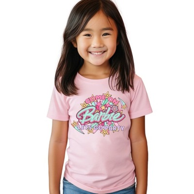 T-shirt, Bluzka Barbie 7-8 Lat