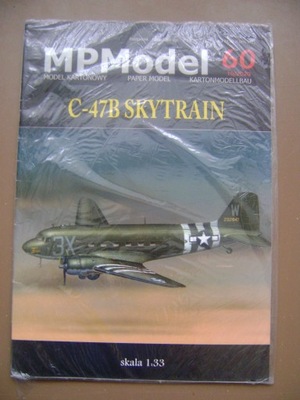 Model kartonowy MPModel C 47 B Skytrain 1:33