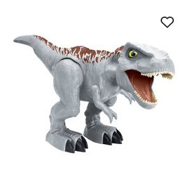 Interaktywny T-Rex Dino Unleashed, szary, 27 cm