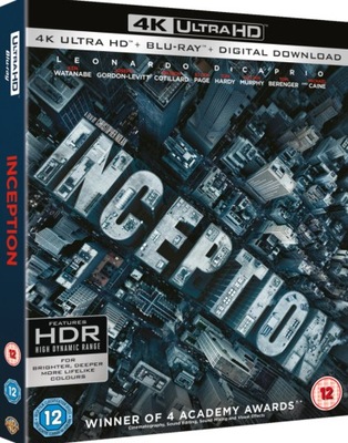 INCEPCJA Inception 2010 4K Ultra HD Blu-ray UHD Christopher Nolan