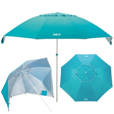 Parasol plażowy ogrodowy parawan duży 220cm