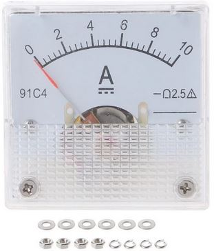 AMPEROMIERZ ANALOGOWY TABLICOWY DC 10 A