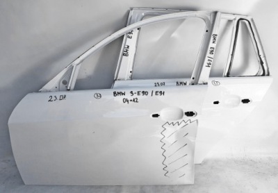 Дверь левая перед / задняя bmw 3 - e90 / e91 04-12 фото №1