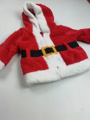 Bluza świąteczna Mikołaj na wiek 3 - 6 miesięcy