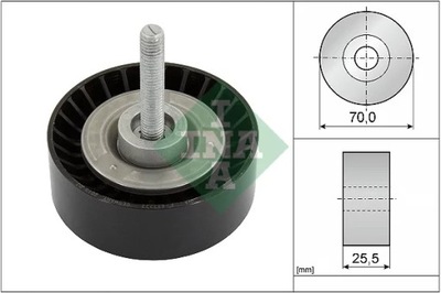 INA 532065210 ROLLO TENSOR  