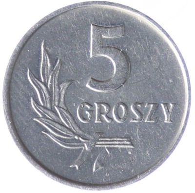 5 gr groszy 1968 ładne z obiegu