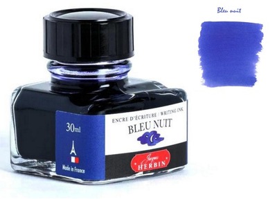 ATRAMENT 30 ML. BLEU NUIT _ JACQUES HERBIN