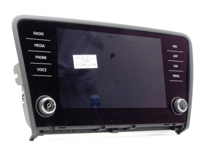 Дисплей экран навигации радио navi skoda octavia iii 5e0919605m фото №1