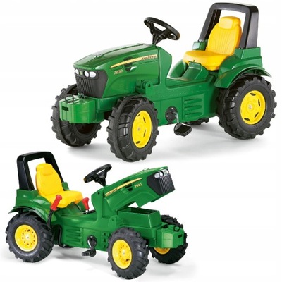 Traktor na Pedały Rolly Toys John Deere FarmTrac HAMULE OGROMNY