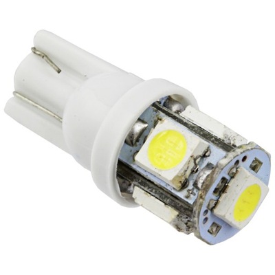 LUZ W5W 5X DIODO LUMINOSO LED 5050 T10 W3W DIODOS 3CHIP SMD  