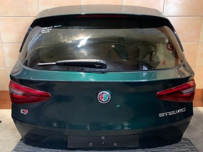 Alfa romeo stelvio кришка багажника задня комплектна камера колір 800 800a фото №1