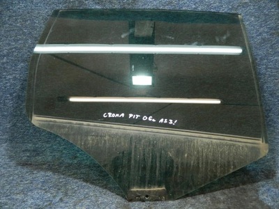 Стекло дверь fiat croma 2 ii 2006r. правая задняя as3 фото №1