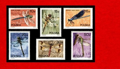 2986-2991 zn cz** 1988 Wazki polskie