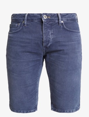 Pepe Jeans Spodenki Męskie Stanley Steel Blue 28