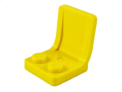 Lego 4079b krzesło fotel żółty 1szt