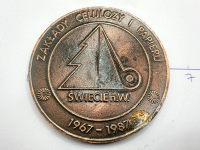 MEDAL 20 LAT ZAKŁADY CELULOZY ŚWIECIE NR 389