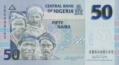 Nigeria - 50 Naira - 2007 - P35b - St.1