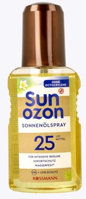 Sunozon olejek do opalania w sprayu średnia ochrona SPF 15