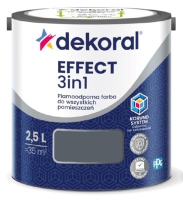 PPG DEKORAL EFFECT grafitowy 2,5L