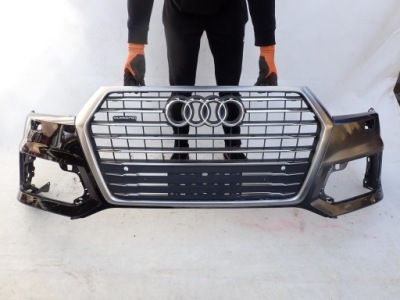Audi q7 2 2 4m 15-19 бампер перед передний sprysk pdc фото №1