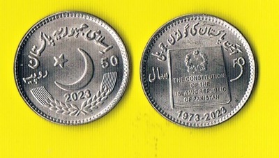 Pakistan 50 Rs -Konstytucja- 2023r