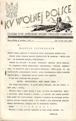 Ku Wolnej Polsce nr 133 239 4 czerwca 1941