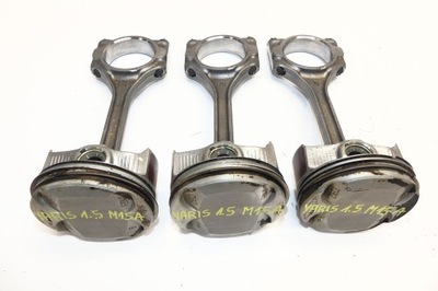 Toyota yaris iv 1.5 hybrid 3cyl. поршень + шатун фото №1