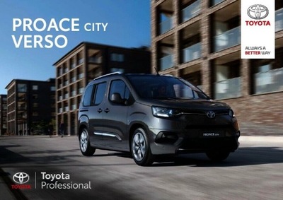 TOYOTA PROACE CITY VERSO PROSPEKT 2020 POLACO  