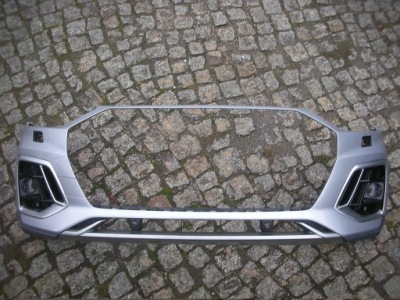 Audi q5 s-line спойлер бампер передний 2020- 80a фото №1