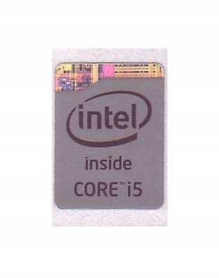 Naklejka Intel CORE i5 Haswell 12 x 16 mm 115d