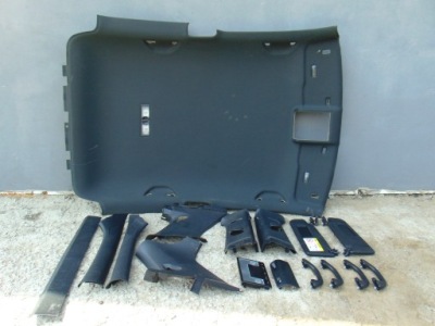 Czarna стеля обшивки ліхтарі vw polo v 6r 6c gti r-line 3d фото №1