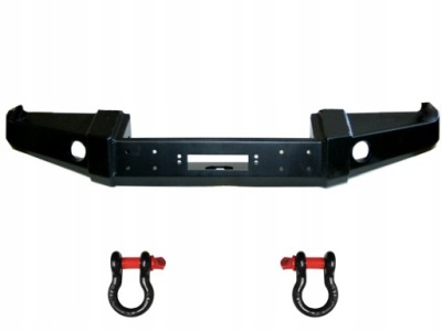 Бампер перед jeep wrangler tj металлический стальной фото №1