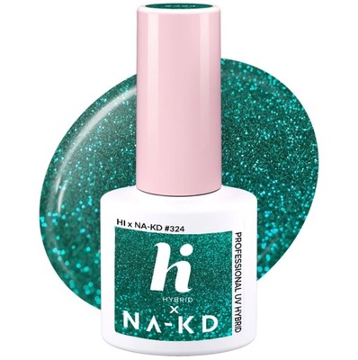 HI HYBRID #324 Lakier Hybrydowy GREEN LAKE SHINE 5ml