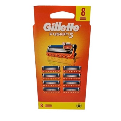 Wkłady Ostrza Wymienne Gillette Fusion5 8szt.