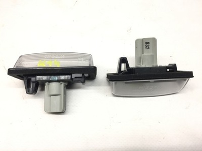 Micra k14 лампа номерного знака реєстраційний комплект фото №1