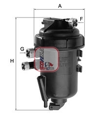 FILTRO COMBUSTIBLES S 1141 GC  