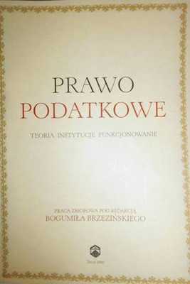 Prawo podatkowe - Praca zbiorowa