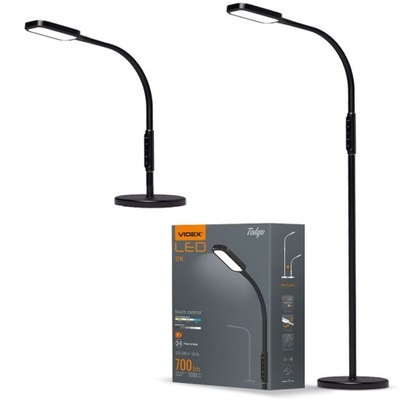 LAMPA PODŁOGOWA STOJĄCA LED do czytania nocna 12W 700lm 5000K 173cm