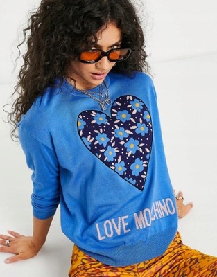 Love Moschino SWETER STYL LATA 80 40