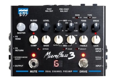 EBS MB3 Micro Bass 3 Preamp basowy